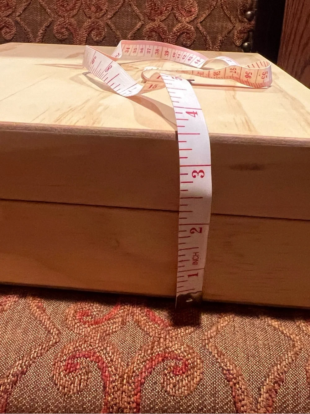 My Essential Oils Wood Storage Box - Light Natural Finish